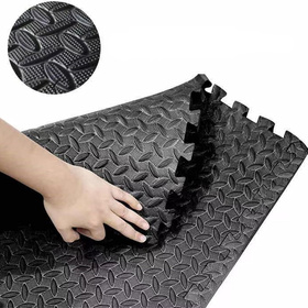 MATA pod sprzęt do ćwiczeń puzzle piankowe 180cmx180cm szaro-czarne