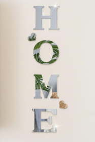 DA475 NAKLEJKA LUSTRZANA HOME