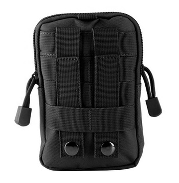 Wodoodporna nerka biodrówka na pasek – etui na telefon i drobiazgi czarna