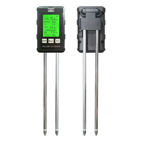 Wielofunkcyjny tester gleby 6w1 – pH, wilgotność, temperatura, światło, żyzność, wilgotność powietrza