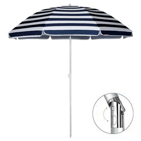 Parasol plażowy XXL 160 cm składany, regulowany – przeciwsłoneczny, na balkon, ogród, taras 