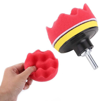 Zestaw POLERSKI Gąbki Futro Głowica 12 elementów