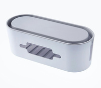 POJEMNIK NA KABLE Z POKRYWKĄ MASKUJĄCY PRZEWODY 32x13,5x11,5cm biały AG381F