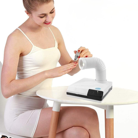 Profesjonalny pochłaniacz pyłu 60W z lampą LED – elastyczna rura 360°, filtr wymienny, manicure