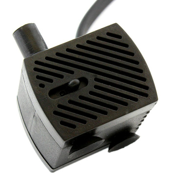 Zatapialna pompka do akwarium 160L/h 2w1 czarna 