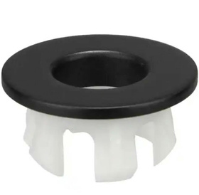 ROZETA Otworu Przelewowego do Umywalki 30mm czarna DA96A