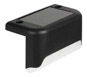 Zestaw LAMP Solarnych schodowych 4 lampy LED IP65 czarne ZD53C