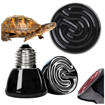 Żarówka grzewcza na podczerwień do terrarium 50W E27 – kompaktowa, IR, 230V, nocna