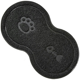 DA152 MATA POD MISKĘ DLA PSA KOTA CZARNA