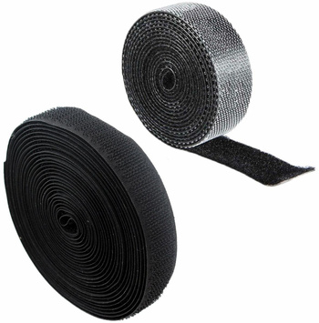 Zwijany ORGANIZER na Kable Maskownica Taśma 5m czarny AG736