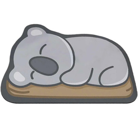 Antypoślizgowy DYWANIK Łazienkowy 58x39cm wzór koala szary DA163A