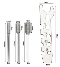 AG685B OSTRZAŁKA DO ŁAŃCUCHA + KLUCZ