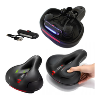 RW5I ŻELOWE SIODEŁKO ROWEROWE LAMPKA