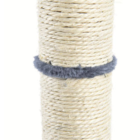 Duży DRAPAK dla KOTA słupek ze sznurkiem zabawka 100cm beżowy ZW6C