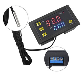 TERMOSTAT Regulator Temperatury Cyfrowy LCD Histereza 230V AG676B