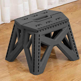 DA540 SKŁADANY STOŁEK CZARNY