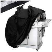Pokrowiec na grill gazowy 160 cm – wodoodporny, odporny na UV, czarny