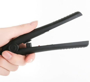 Mini prostownica do włosów ceramiczna turystyczna kompaktowa 200°C