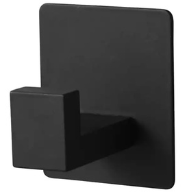 Zestaw 4 stalowych Haczyków ściennych łazienkowych czarne