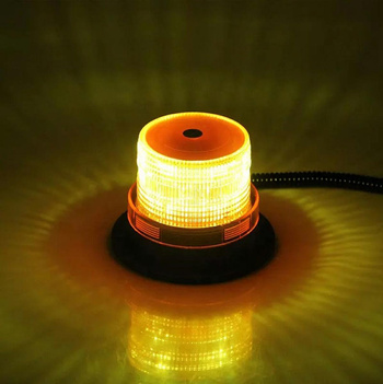 Samochodowe ŚWIATŁO Błyskowe Ostrzegawcze 12/24V Kogut pomarańczowe 