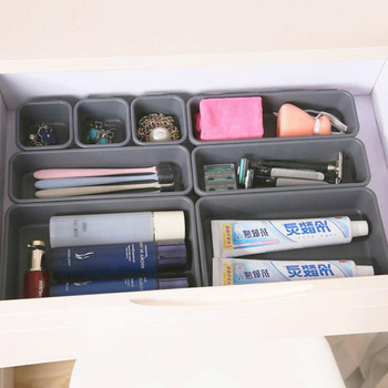 AG641B MODUŁOWY ORGANIZER 8SZT SZARY