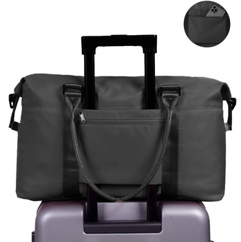 Torba podróżna z rozkładanym dnem - pojemna, lekka i wygodna w podróży czarna DA80A