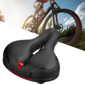 RW5I  ŻELOWE SIODEŁKO ROWEROWE LAMPKA