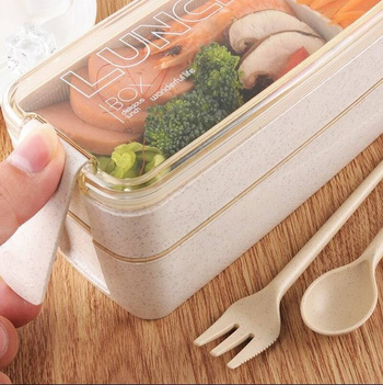 AG479I POJEMNIK 750ML LUNCH BOX BEIGE