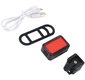 Tylna LAMPKA Rowerowa 45 diod LED 30lm czarna ZD41C 