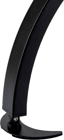 Składana lampa LED półksiężyc 40W – czarna, regulacja barwy i jasności, pilot