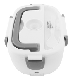 LUNCHBOX Podgrzewany Termos Elektryczny 40W 1,1 litra biało-szary AG479G