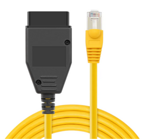 Kabel diagnostyczny BMW ENET OBD – kodowanie, programowanie, E-SYS, ISTA, INPA żółty
