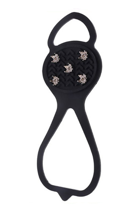 Antypoślizgowe NAKŁADKI na Buty Raki z Kolcami Rozmiar 40-46 1 para czarne BQ41D