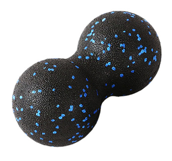 Podwójna PIŁKA do ROLLOWANIA do Masażu Mięśni Fitness 16x8cm FT31C