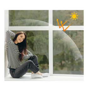 Folia lustro weneckie na okno 80×100 cm – samoprzylepna, UV, termo