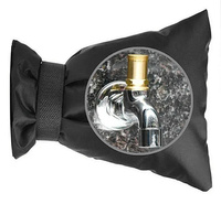 OSŁONA na KRAN pokrowiec ochronny 21x14cm czarny