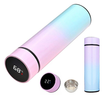 TERMOS KUBEK TERMICZNY LCD WSKAŹNIK TEMPERATURY 500ml AG285H 