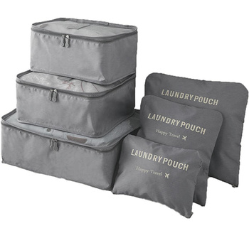 BQ28G ORGANIZER PODRÓŻNY 6 SZT GREY