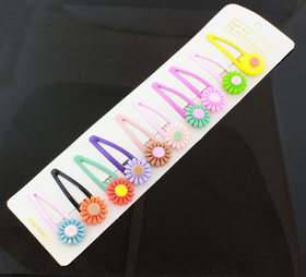 AG264F ZESTAW SPINEK DO WŁOSÓW 10SZT KWI