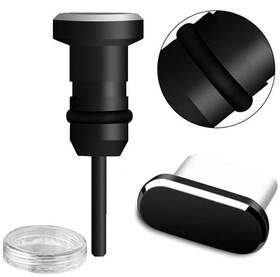 ZATYCZKI Portów USB-C AUX Zaślepki 2sztuki czarne DA23
