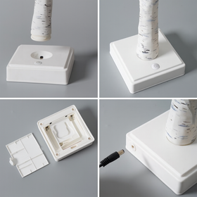 Drzewko LED brzoza 60 cm – dekoracja świetlna, 24 ciepłe diody, zasilane USB lub baterie