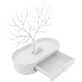 AG804A STOJAK NA BIŻUTERIĘ JELEŃ SZARY