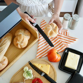 DA510 DREWNIANY CHLEBAK CZARNY