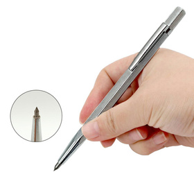 RYSIK TRASERSKI Znacznik do Metalu Glazury Ceramiki 14cm srebrny NZ12C