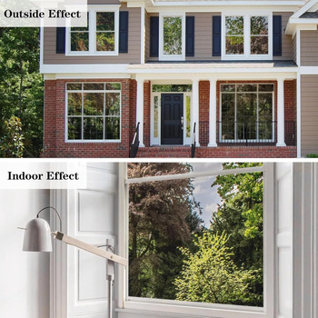 Folia lustrzana samoprzylepna 150×60 cm – efekt lustra weneckiego, ochrona przed słońcem