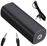 IZOLATOR SZUMÓW Audio miniJack 3,5mm x 2 czarny AK319B