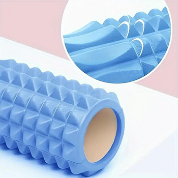 ROLLER Wałek do masażu mięśni fitness 33x11,5cm niebieski FT55