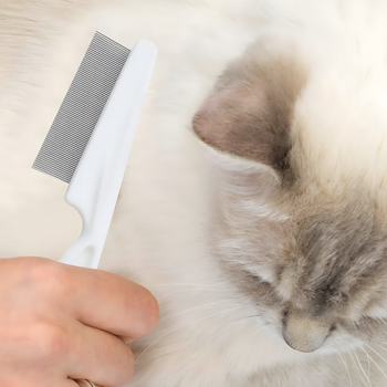 Szczotka do sierści dla psa i kota – usuwa podszerstek, nie szarpie, stalowe ząbki