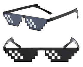OKULARY Przeciwsłoneczne Thug Life czarne AG417B