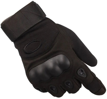 RĘKAWICE Survivalowe Taktyczne XL Unisex czarne BQ64
